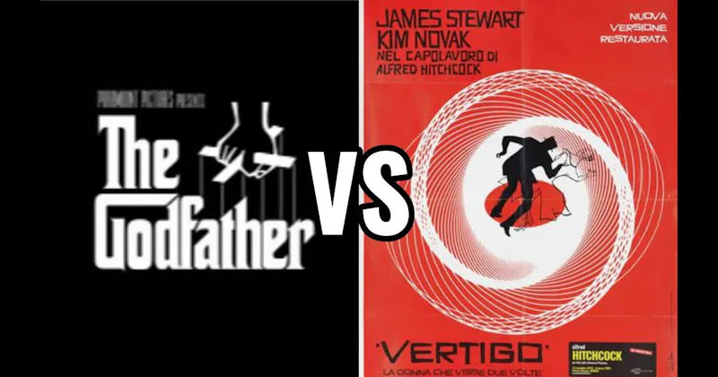 The Godfather (1972) vs. Vertigo (1958)