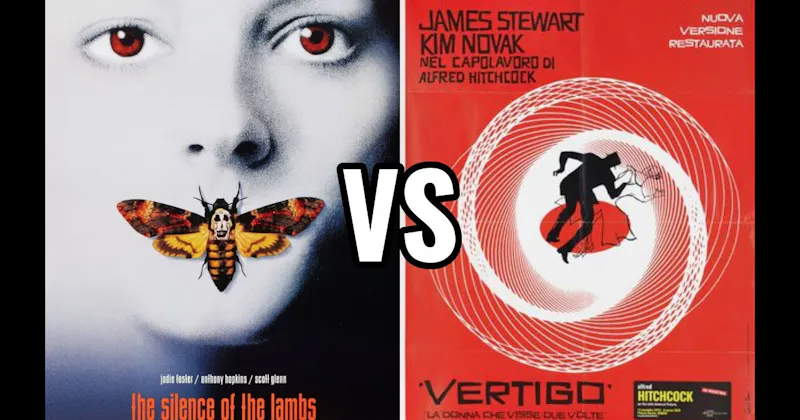 The Silence of the Lambs (1991) vs. Vertigo (1958)