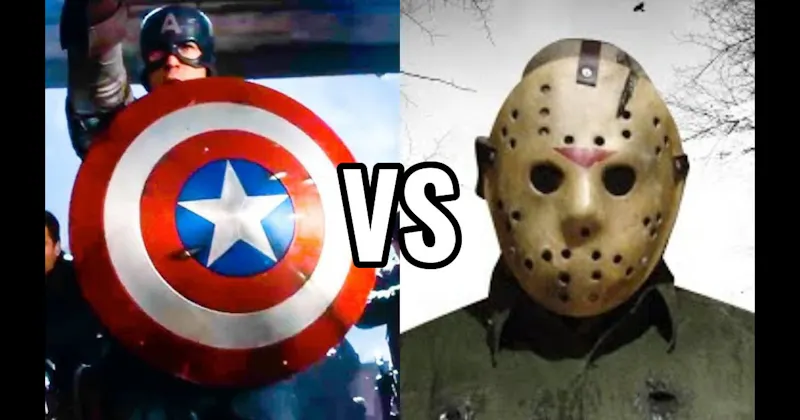 Captain America's Shield vs. Hockey Mask (Friday the 13th)