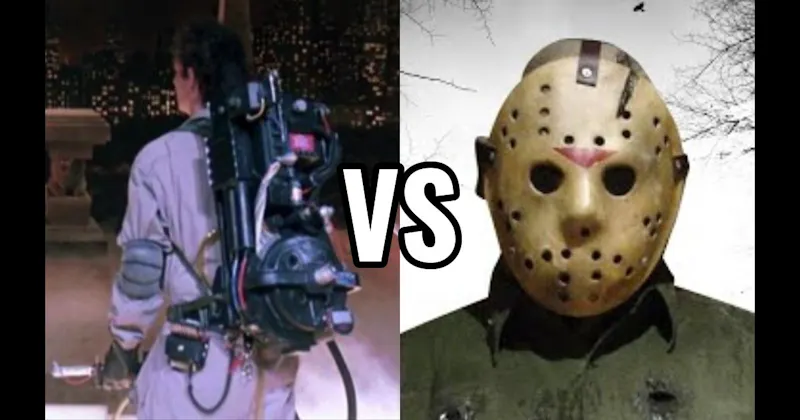 Ghostbusters Proton Pack vs. Hockey Mask (Friday the 13th)