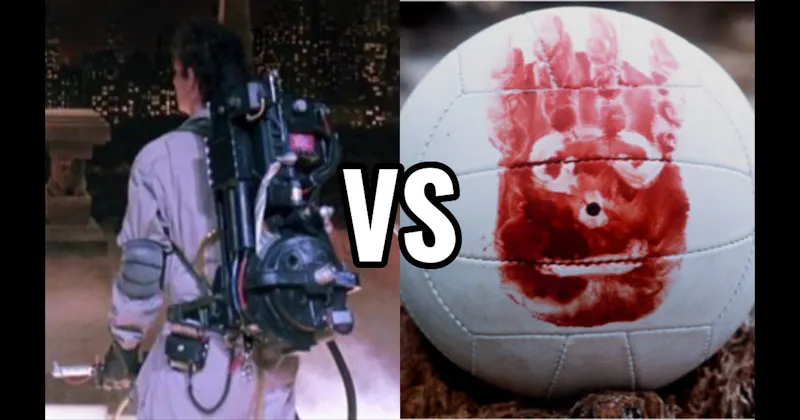 Ghostbusters Proton Pack vs. Wilson Volleyball (Cast Away)