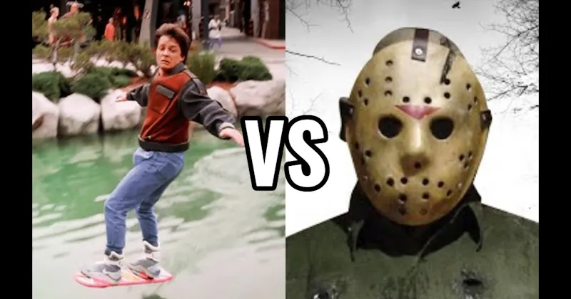 Hockey Mask (Friday the 13th) vs. Hoverboard (Back to the Future II)