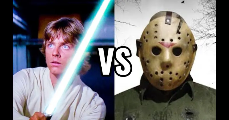 Hockey Mask (Friday the 13th) vs. Lightsaber (Star Wars)