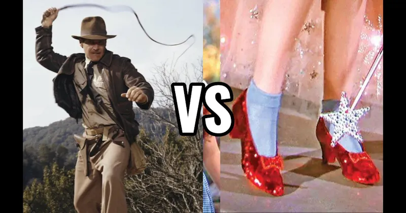 Indiana Jones' Whip vs. Ruby Slippers (The Wizard of Oz)