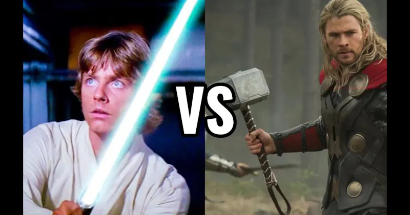Lightsaber (Star Wars) vs. Mjolnir (Thor)