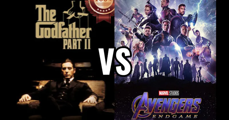 Avengers: Endgame (2019) vs. Godfather Part II (1974)