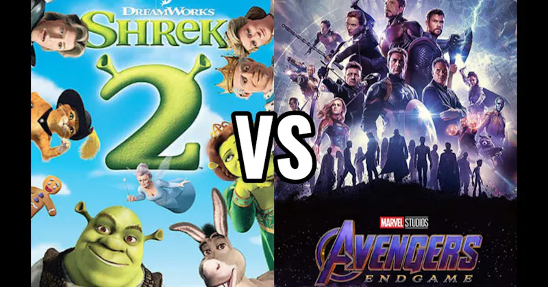 Avengers: Endgame (2019) vs. Shrek 2 (2004)