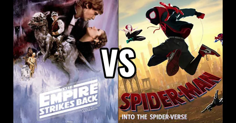 Empire Strikes Back (1980) vs. Spider-Man: Into the Spider-Verse (2018)
