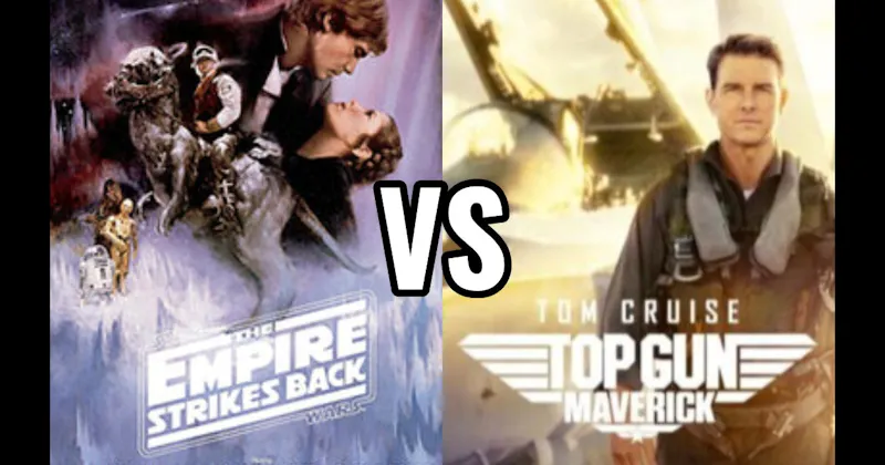 Empire Strikes Back (1980) vs. Top Gun: Maverick (2022)