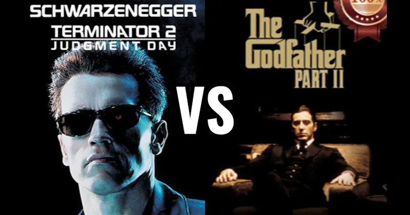 Godfather Part II (1974) vs. Terminator 2: Judgment Day (1991)