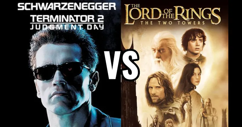 Lord of the Rings: The Two Towers (2002) vs. Terminator 2: Judgment Day (1991)