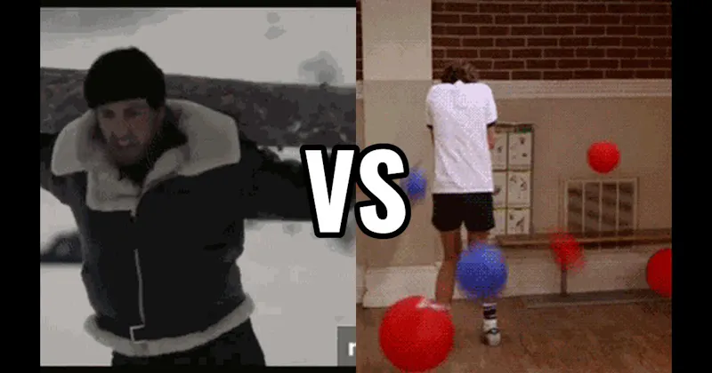 Dodgeball (Training) vs. Rocky IV
