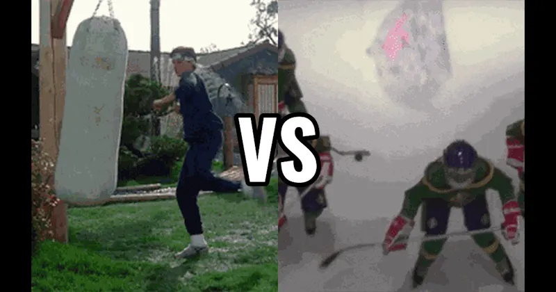 The Karate Kid vs. The Mighty Ducks (Training)