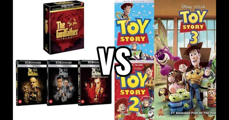 Godfather Trilogy vs. Toy Story Trilogy
