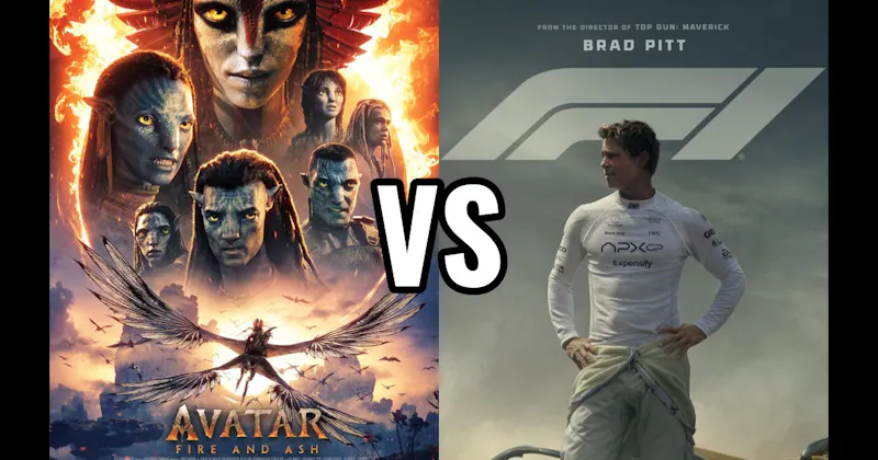Avatar: Fire and Ash (2025) vs. F1 (2025)