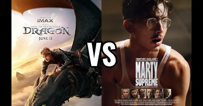 How to Train Your Dragon (2025) vs. Marty Supreme (2025)