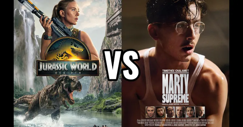 Jurassic World: Rebirth (2025) vs. Marty Supreme (2025)