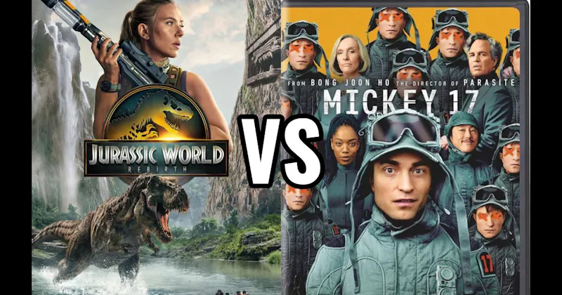 Jurassic World: Rebirth (2025) vs. Mickey 17 (2025)