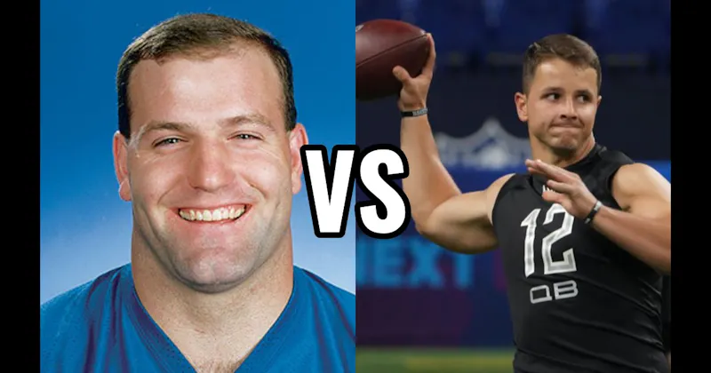 Brock Purdy (2022) vs. Marty Moore (1994)