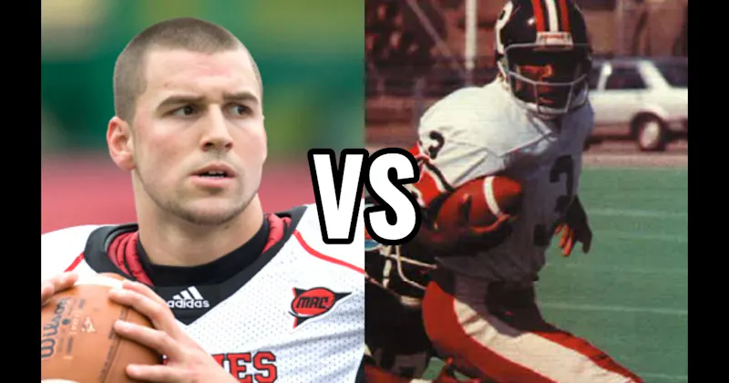 Chandler Harnish (2012) vs. Kelvin Kirk (1976) 