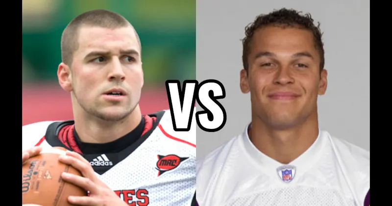 Chandler Harnish (2012) vs. Ryan Hoag (2003) 