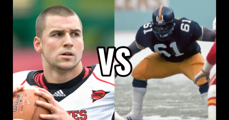 Chandler Harnish (2012) vs. Tyrone McGriff (1980)