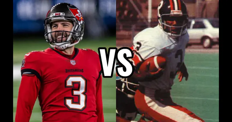 Kelvin Kirk (1976)  vs. Ryan Succop (2009)