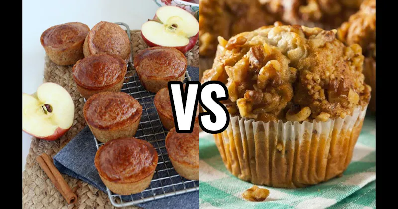 Apple Cinnamon Muffin vs. Banana Nut Muffin