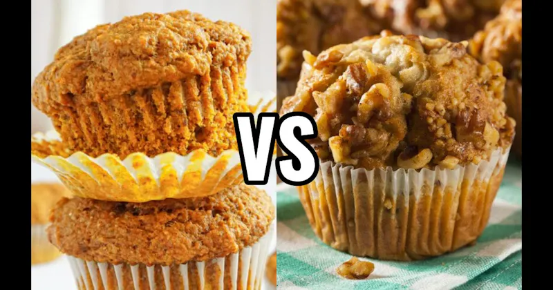 Banana Nut Muffin vs. Pumpkin Muffin