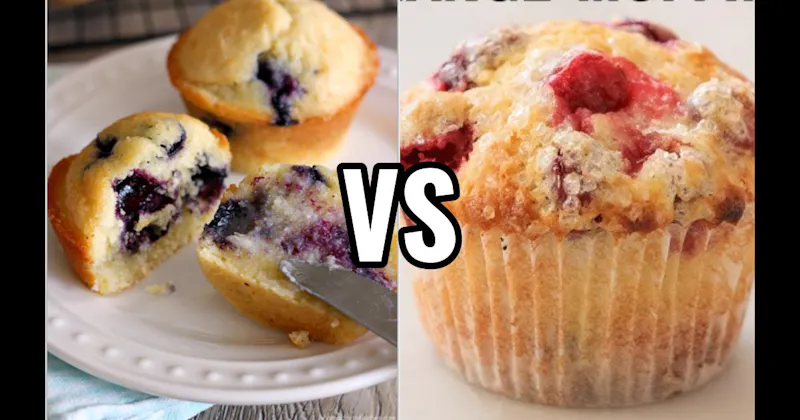 Blueberry Muffin vs. Cranberry Orange Muffin