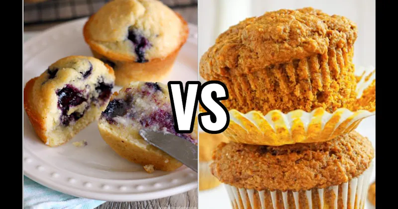 Blueberry Muffin vs. Pumpkin Muffin
