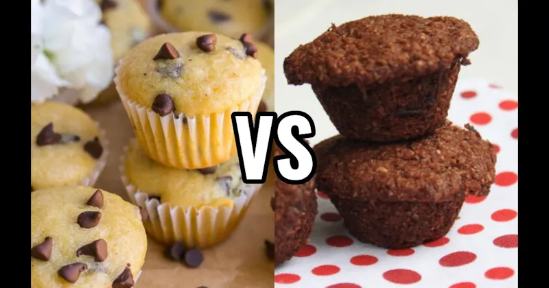 Bran Muffin vs. Chocolate Chip Muffin