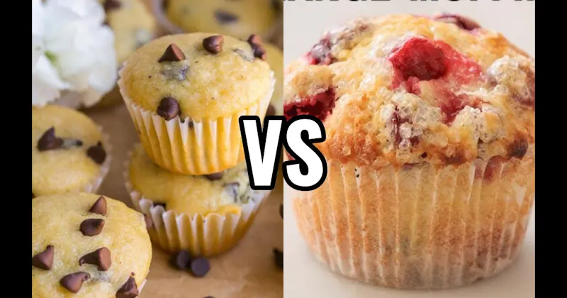 Chocolate Chip Muffin vs. Cranberry Orange Muffin