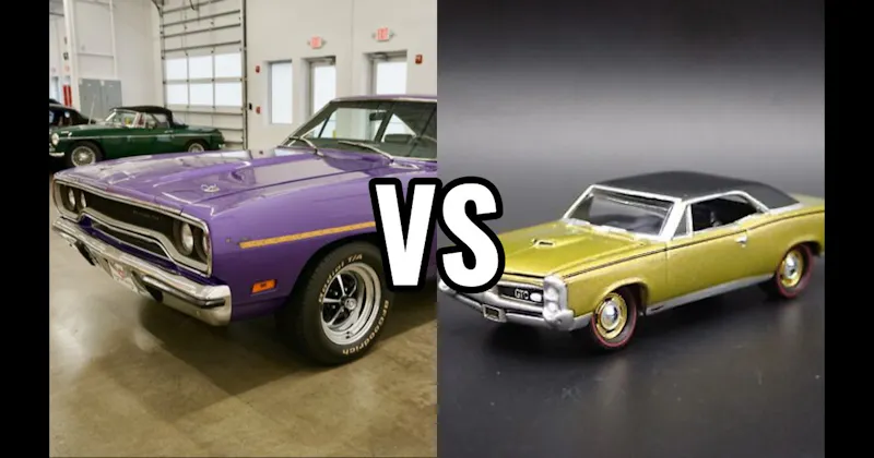 1967 Pontiac GTO vs. 1970 Plymouth Road Runner