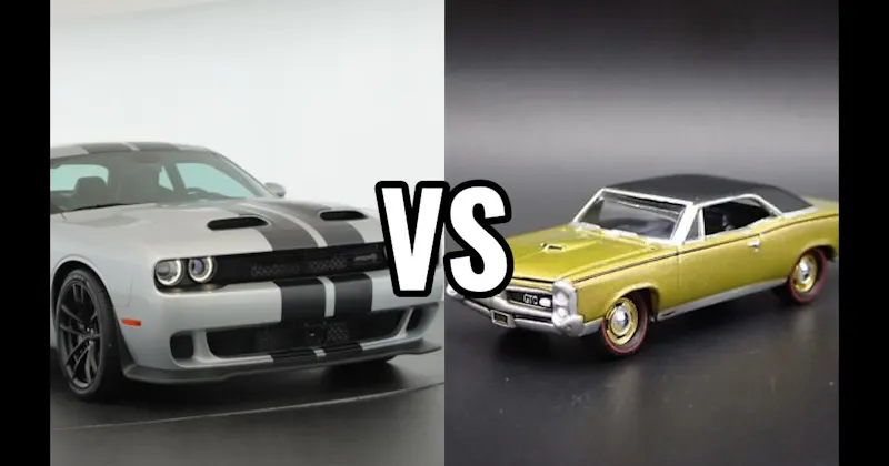 1967 Pontiac GTO vs. Dodge Challenger SRT Hellcat