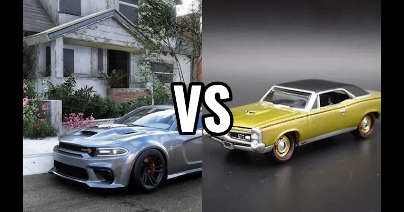 1967 Pontiac GTO vs. Dodge Charger Hellcat