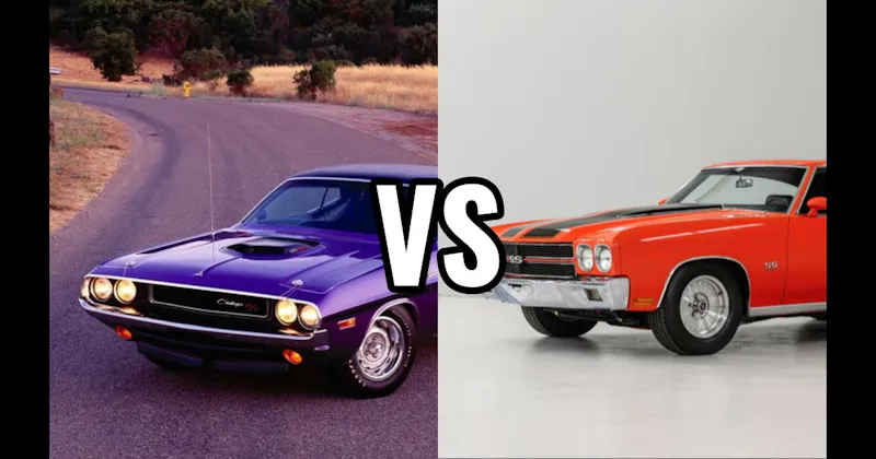 1970 Chevrolet Chevelle SS vs. 1970 Dodge Challenger R/T
