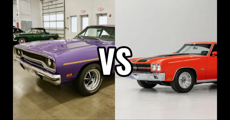1970 Chevrolet Chevelle SS vs. 1970 Plymouth Road Runner