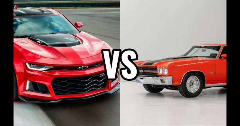 1970 Chevrolet Chevelle SS vs. Chevrolet Camaro ZL1