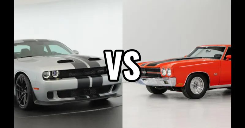 1970 Chevrolet Chevelle SS vs. Dodge Challenger SRT Hellcat