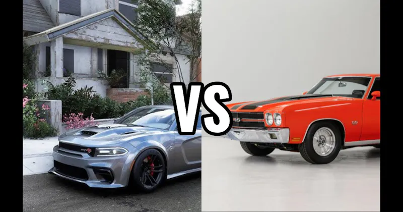 1970 Chevrolet Chevelle SS vs. Dodge Charger Hellcat