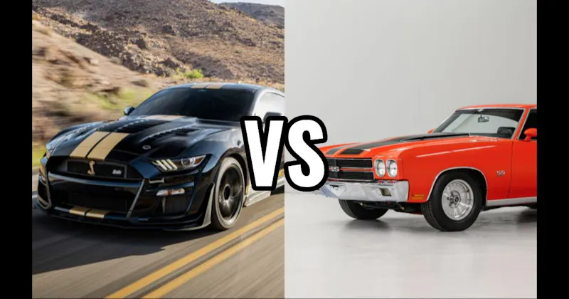 1970 Chevrolet Chevelle SS vs. Ford Mustang Shelby GT500