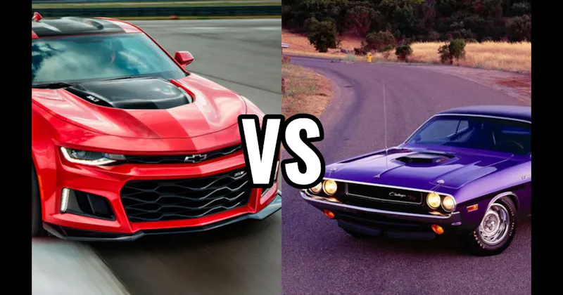 1970 Dodge Challenger R/T vs. Chevrolet Camaro ZL1