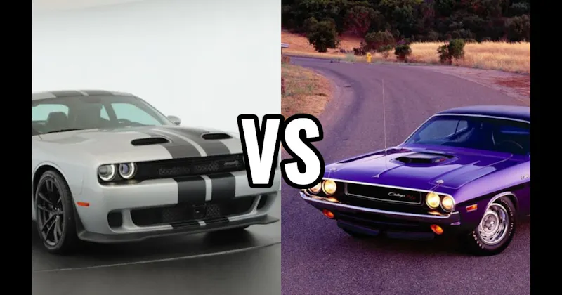 1970 Dodge Challenger R/T vs. Dodge Challenger SRT Hellcat