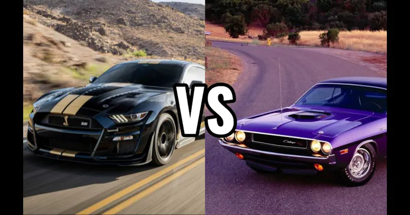 1970 Dodge Challenger R/T vs. Ford Mustang Shelby GT500
