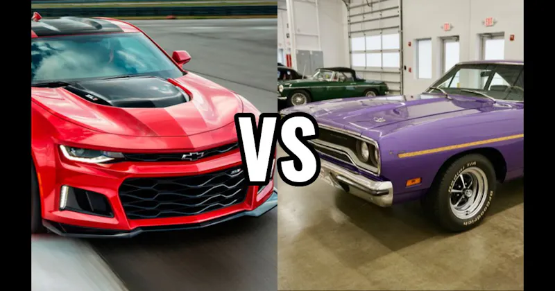 1970 Plymouth Road Runner vs. Chevrolet Camaro ZL1