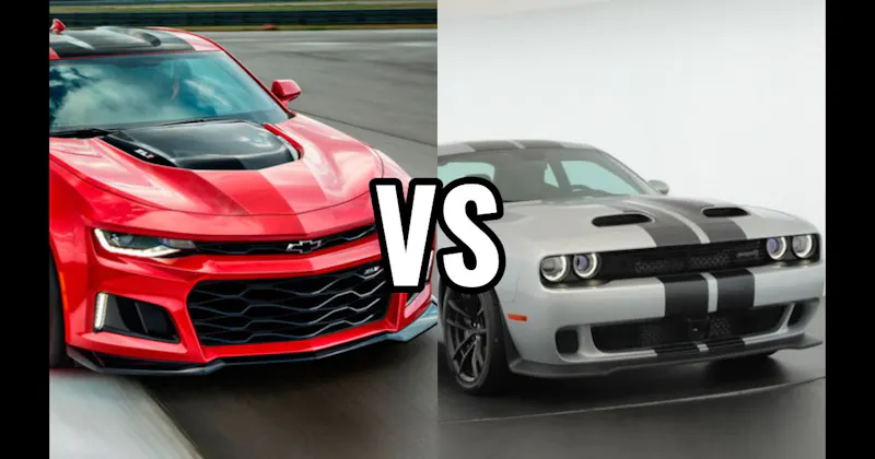 Chevrolet Camaro ZL1 vs. Dodge Challenger SRT Hellcat