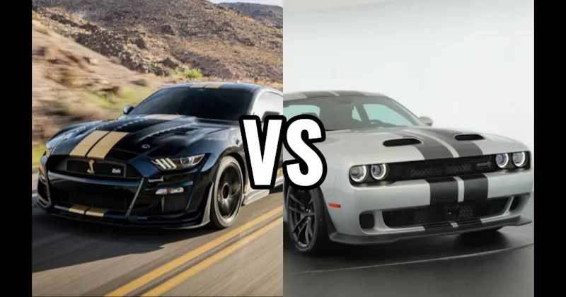 Dodge Challenger SRT Hellcat vs. Ford Mustang Shelby GT500