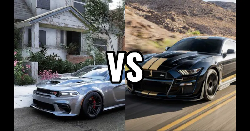 Dodge Charger Hellcat vs. Ford Mustang Shelby GT500