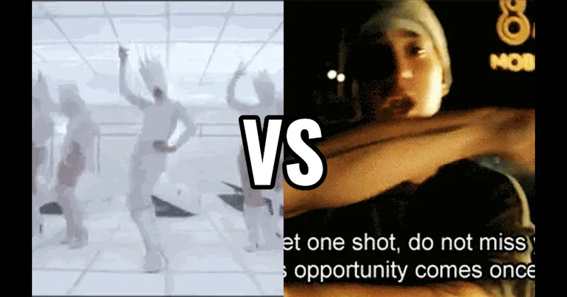 Bad Romance (Lady Gaga) vs. Lose Yourself (Eminem)
